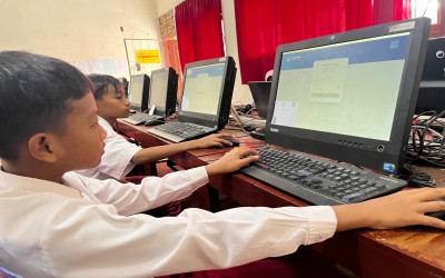 Siswa Kelas 5 SD Negeri Gelaran II Karangmojo Melaksanakan ANBK 2024 Dengan Lancar Dan Sukses