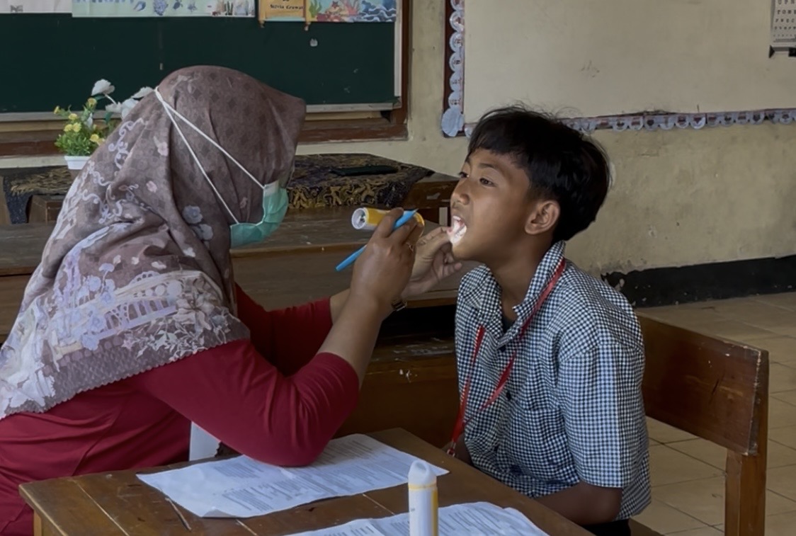 Screening Kesehatan Siswa Kelas 1–6 SDN Gelaran II Bersama Puskesmas Karangmojo II
